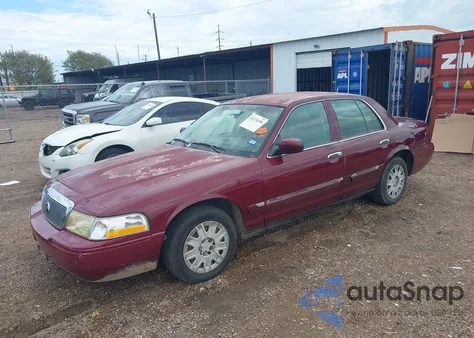 2005 Mercury Grand Marquis Gs из США, поврежденный, VIN 2MEFM74W85X629888